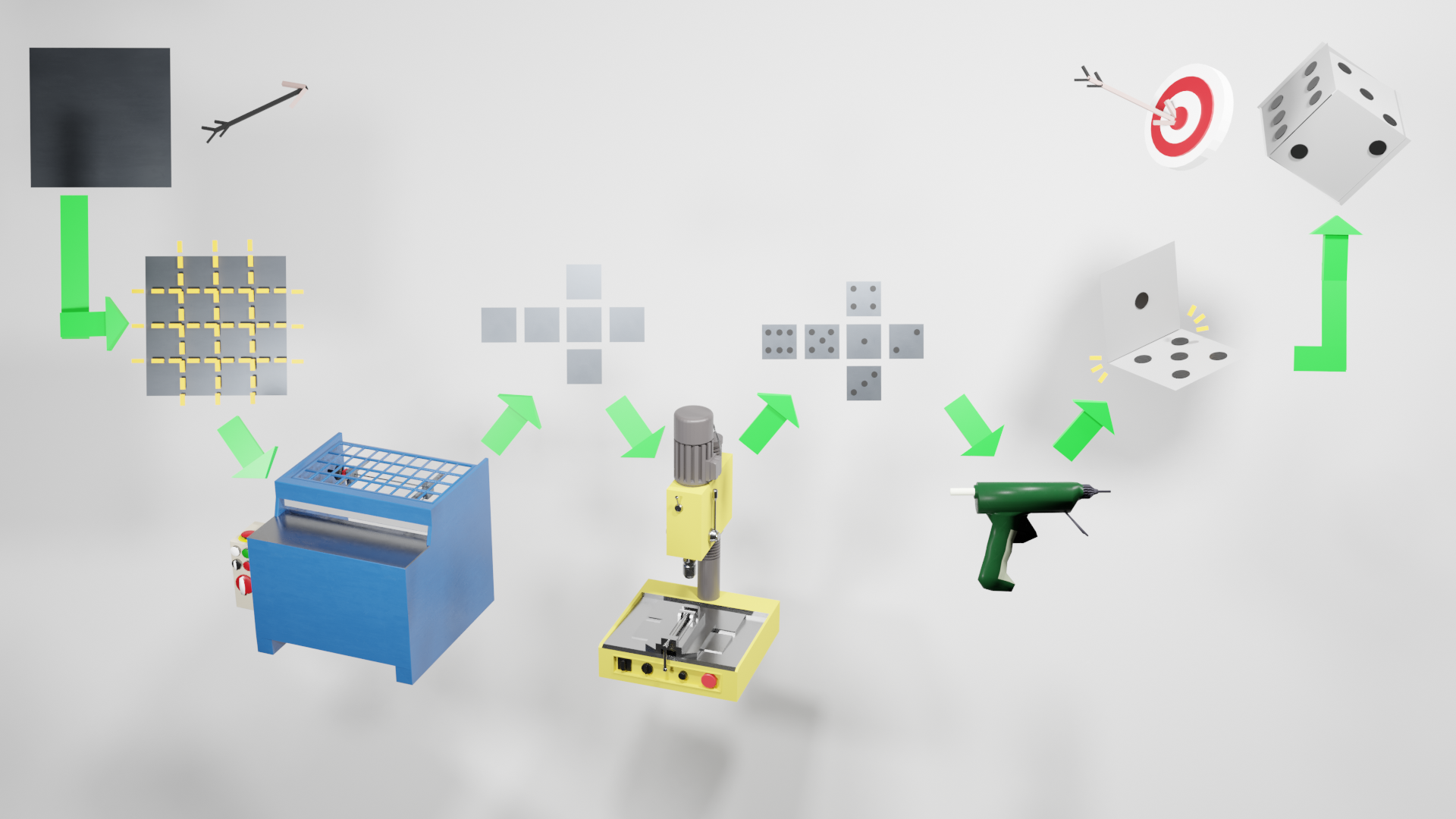 dice task procedure visualized